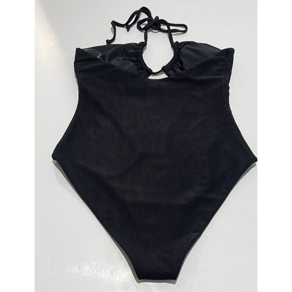 +Beach Riot Black Phoenix One Piece Swimsuit Size Large - Picture 4 of 6